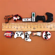  Free Shipping Female Vampire Daily Life PVC Croc Charms Accessories Caring for Women Shoe Jibz Buckle Decorations Girls Gifts 