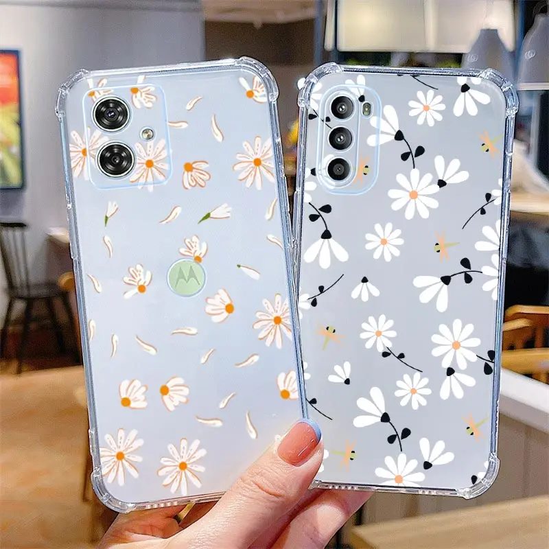 World of Flowers Transparent Phone Case - Floral Design Cover