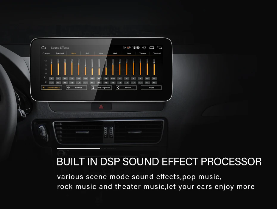 Snapdragon665 8G 128G Android13 Wireless Carplay AUTO For AUDI 09-16 Q5 Car Vide