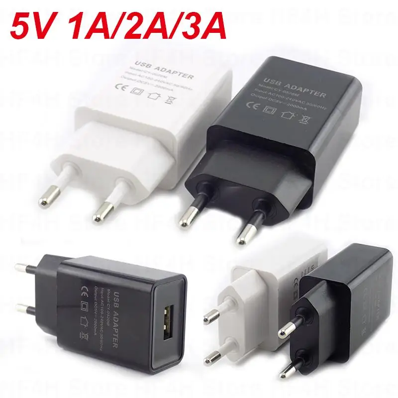 AbleGrid Caricatore Da Parete USB 5V 1A 5W – Adattatore AC/DC Universale