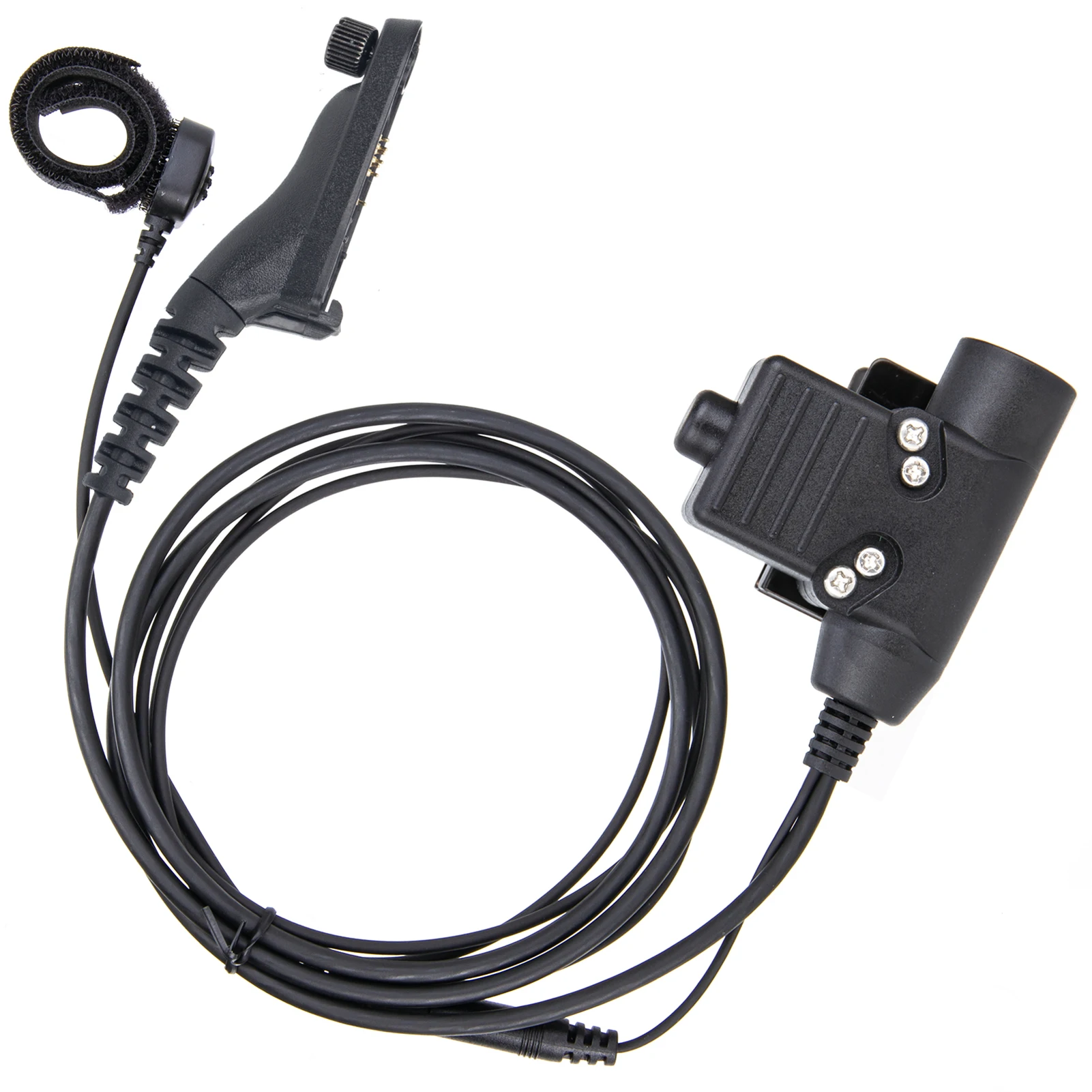 walkie talkie 7.1mm bone conduction Headset Earpiece Microphone with Finger Microphone and U94 PTT for Motorola XiR P8268 8260