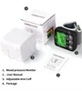 Electronic Bp Monitors High Accurate BP Monitors English Voice Wrist Blood Pressure Monitor Tonometer Digital Sphygmomanometer 4