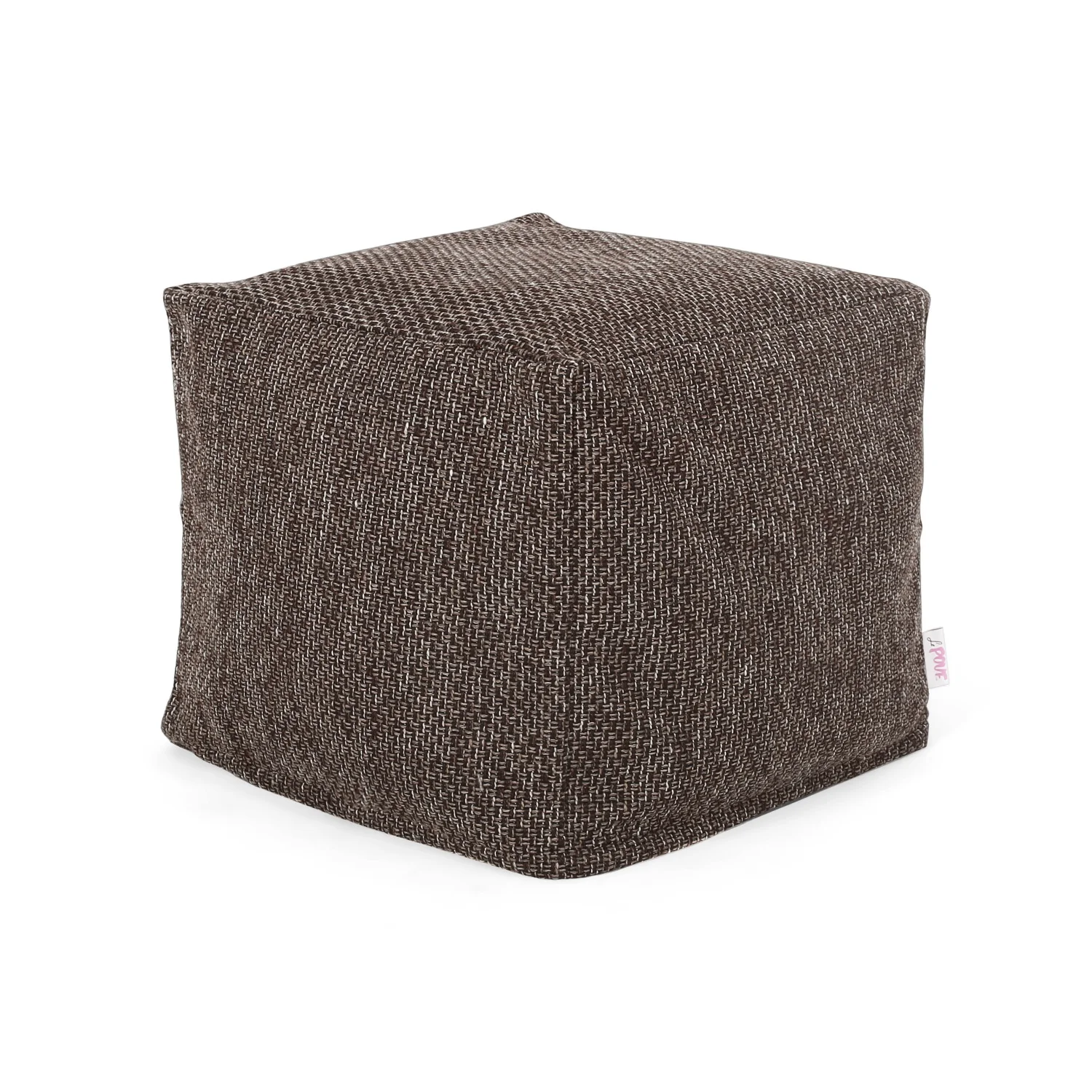 

Contemporary Dark Brown Naima Fabric Square Pouf with Stylish Design and Comfortable Seating for Living Room or Bedroom Décor