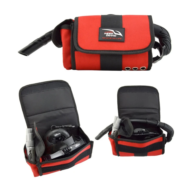 Shockproof Scuba Mask Bag Portable Swimming Scuba Bag Diving Mask Case With Hanging Buckle Diving Accessories