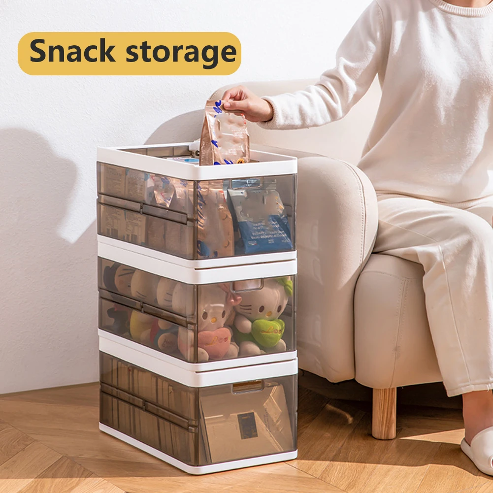 Collapsible Storage Bins, Five Doors Plastic Foldable Box for Craft  Organizers Stackable Plastic File Cabinet For Home Clothes - AliExpress