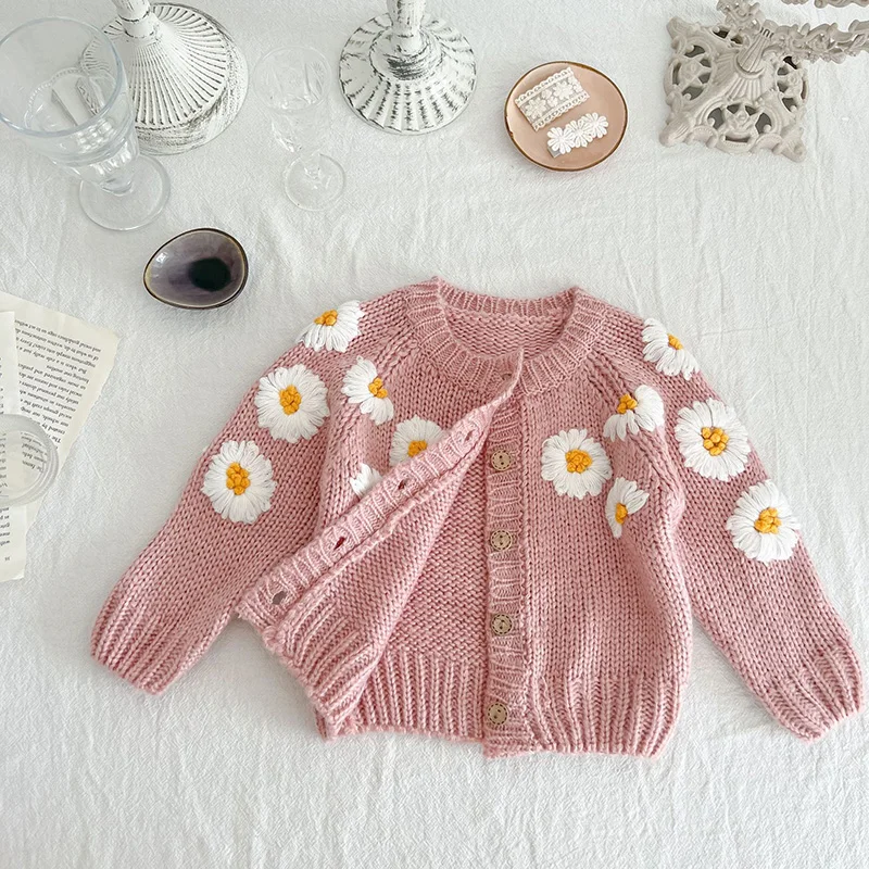 Autumn Baby Girls Sweaters Knitwear