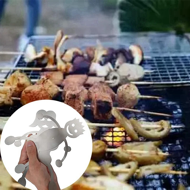 Roasting Stick,Stainless Steel Hot Dog Sticks For Campfire, Funny Fire Pit Tools For Camping,Novelty Barbecue Tools