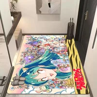 Urusei Yatsura Door Mat Kids Room Bedroom Decoration Balcony Anti-Slip Doormat Living Room Doormat Area Rug 2
