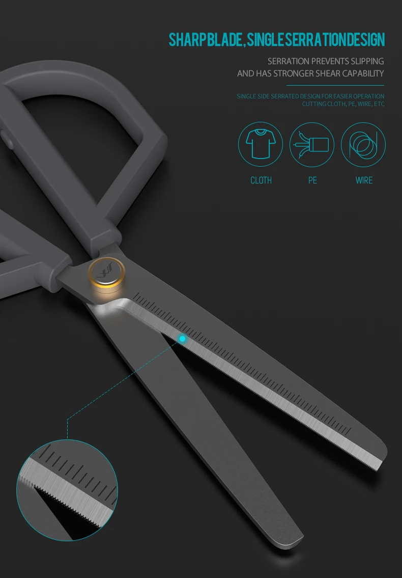 Gadgetoo Jimihome Household Tool Safety Scissors And Adjustable Utility Knife Set