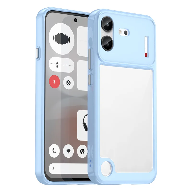 Transparent Colorful TPU Protective Phone Case - Clear Cover s Coque Capa