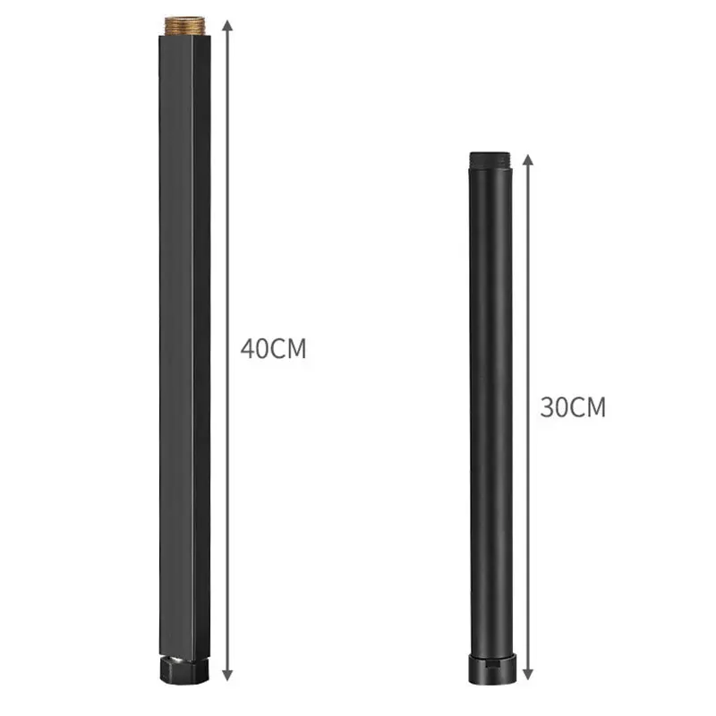 Bathroom Shower Faucet Extension Tube Shower arm Accessory Brass Tube Square Round 40cm shower pipe extension