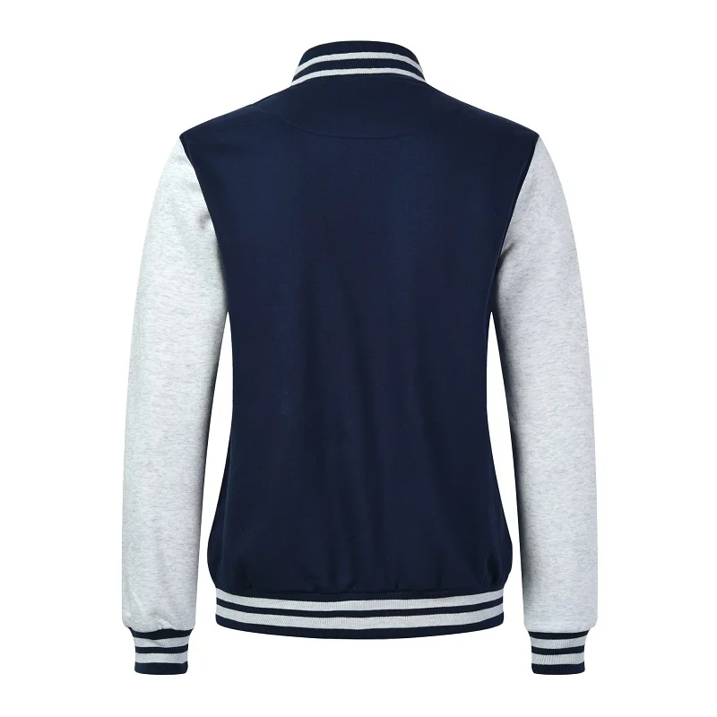 Giacca Varsity Da Baseball Con Maniche In Pelle Vigorosa Con Ricamo In Ciniglia Personalizzato Da Uomo Con Giacche Invernali Intrecciate Casual - Foto 11