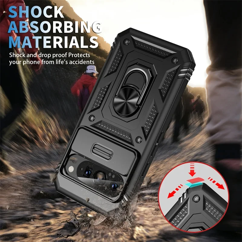 Triple-Layer Rugged Armor Shockproof Protective Case