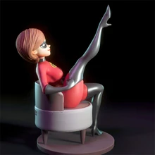  Elastigirl NSFW 1/24 Scale Models Resin Figure Model Kit Unpainted Kits Diy Toys Hobbies Plastic Model 