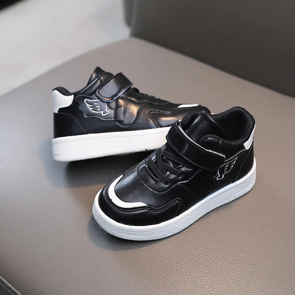 

2023 Spring Autumn Baby White Shoes Sneakers Baby Boys Girls Skate Shoes Soft Flats 1-6 Years Toddlers Kids Outdoor Sports Shoes