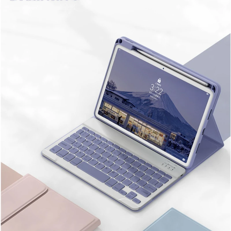 Universal Keyboard Cover with Multi-Language Support and Pencil Holder