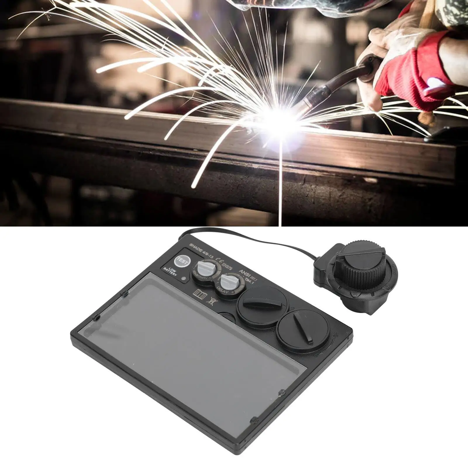 Adjustable Auto Darkening Welding Lens-High Sensitivity PP Solar Tool for Welders-Industrial Accessories