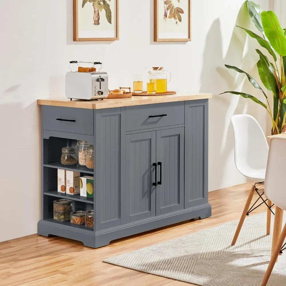 Kitchen Cart on Hidden Wheels