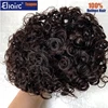 Curly Toupee For Men Brown Color Mono Hair System Unit for Men Durable Male Hair Prosthesis 100% Human Hair Unit Men's Wig 6