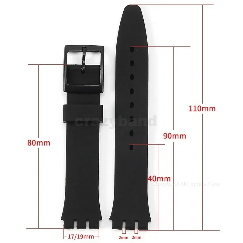 Colorful Sports Diving Silicone Watch Band - Durable Replacement Strap Bracelet