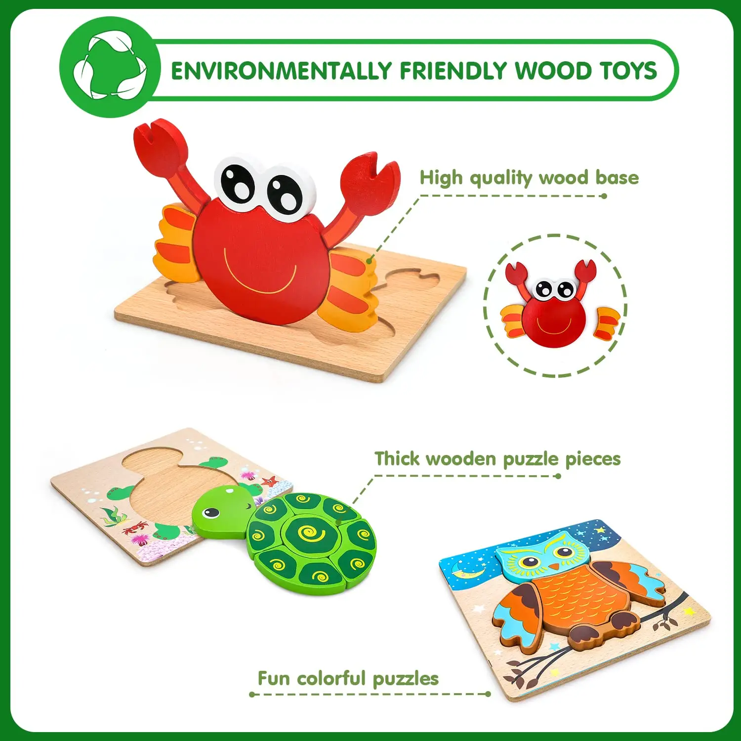 Kids Wooden Puzzle Cartoon Animal Traffic Tangram Wood Puzzle Toys Educational Jigsaw Matching Games Toys For Children Gifts wooden toys,wooden puzzle toys