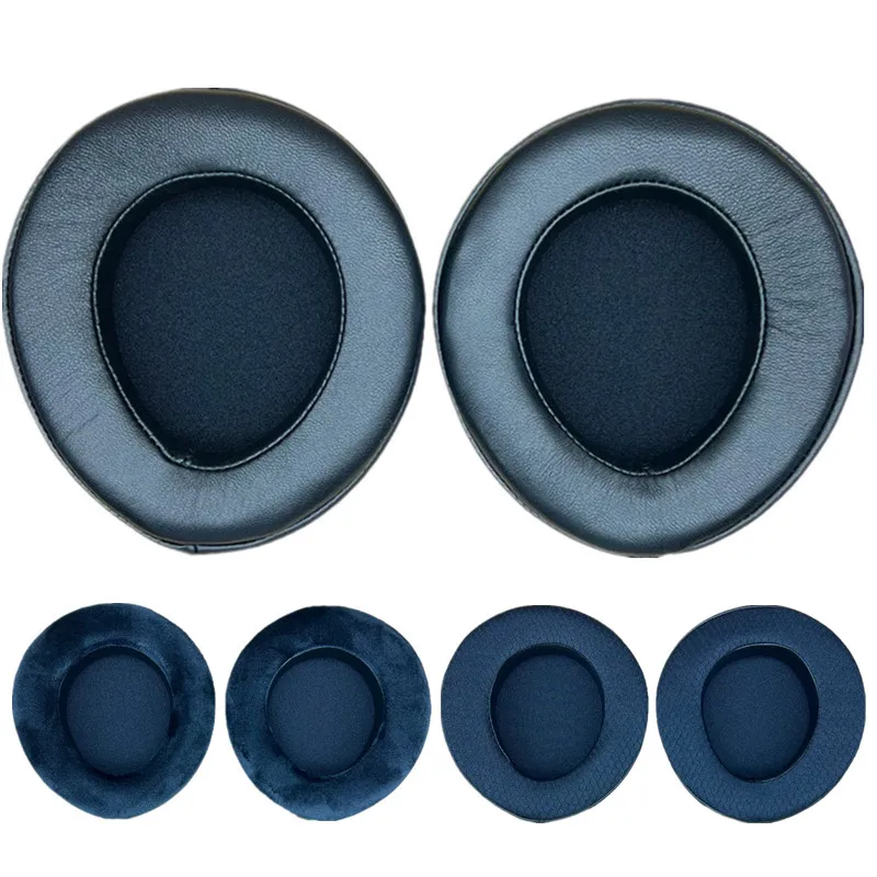 Orelhas de Pele de Carneiro para Fones de Ouvido Hifiman R10 Veludo Tecido Espuma Malha Tecido Fone de Ouvido Almofada de Espuma Substituição Par