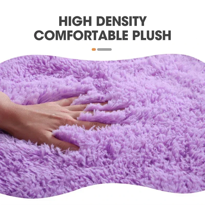 Toilet Rug Mat Toilet Lid Cover Set Plush Bathroom Rugs Anti-slip Bathtub Mat Absorbent Bath Rug Bathroom Accessories