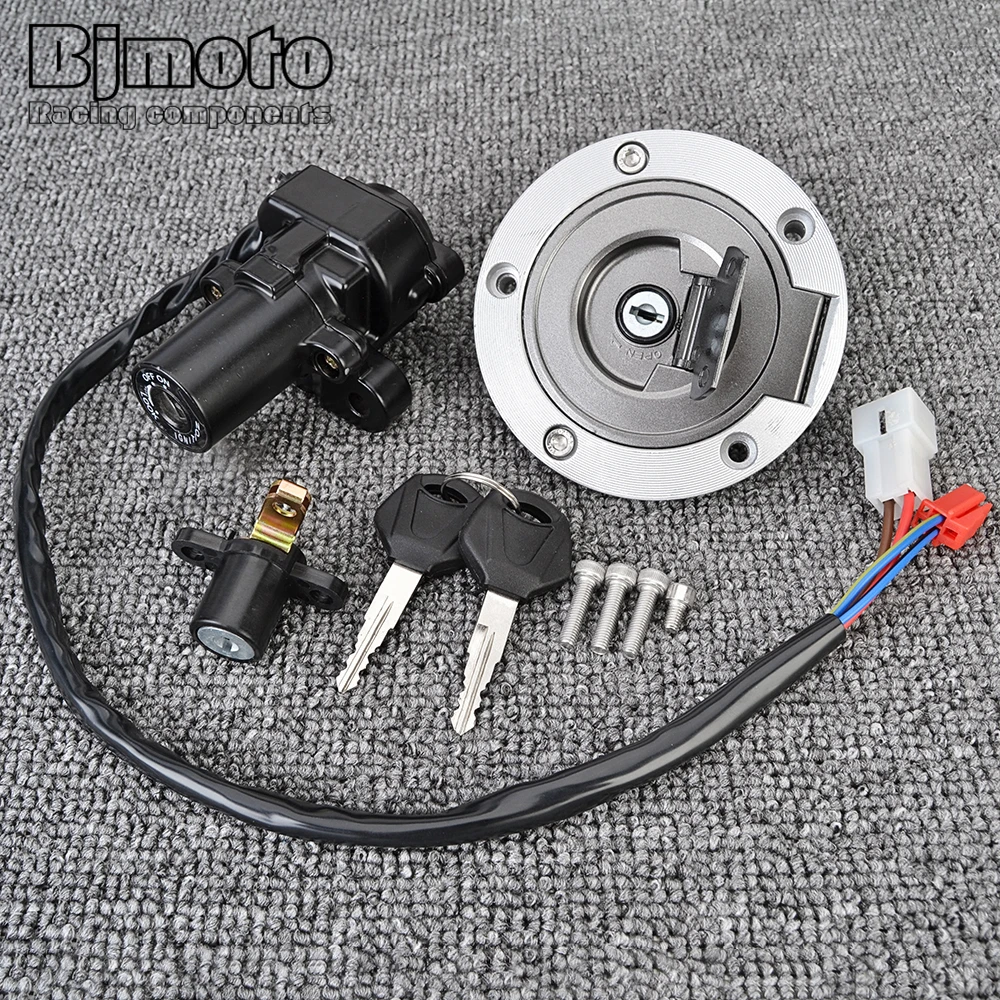 Ignition Switch Seat Lock Key Set For Yamaha XT660 XT660Z Tenere MT03 MT-03 YZF R6 R6 YZF-R1 R1 XJ6 XJ6F XJ6N FJ09 FZ09 FZ07 motorcycle ignition switch