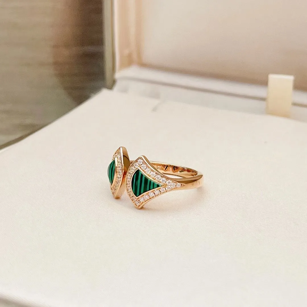 

Fashion Brand Glamorous Rings for Women Silver Ring Inlaid Dainty Classic skirt Pendant Luxury Jewelry Designer Party Gift