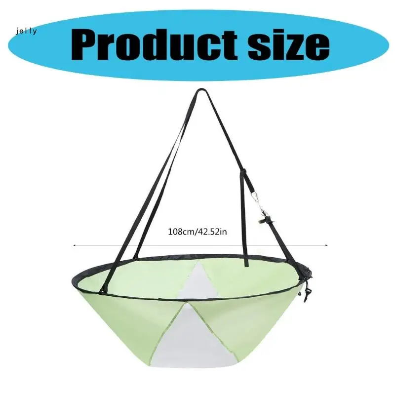 Foldable Kayak Sail Windsurfing Sail for Kayaks, Canoes, Inflatable Boats 448C