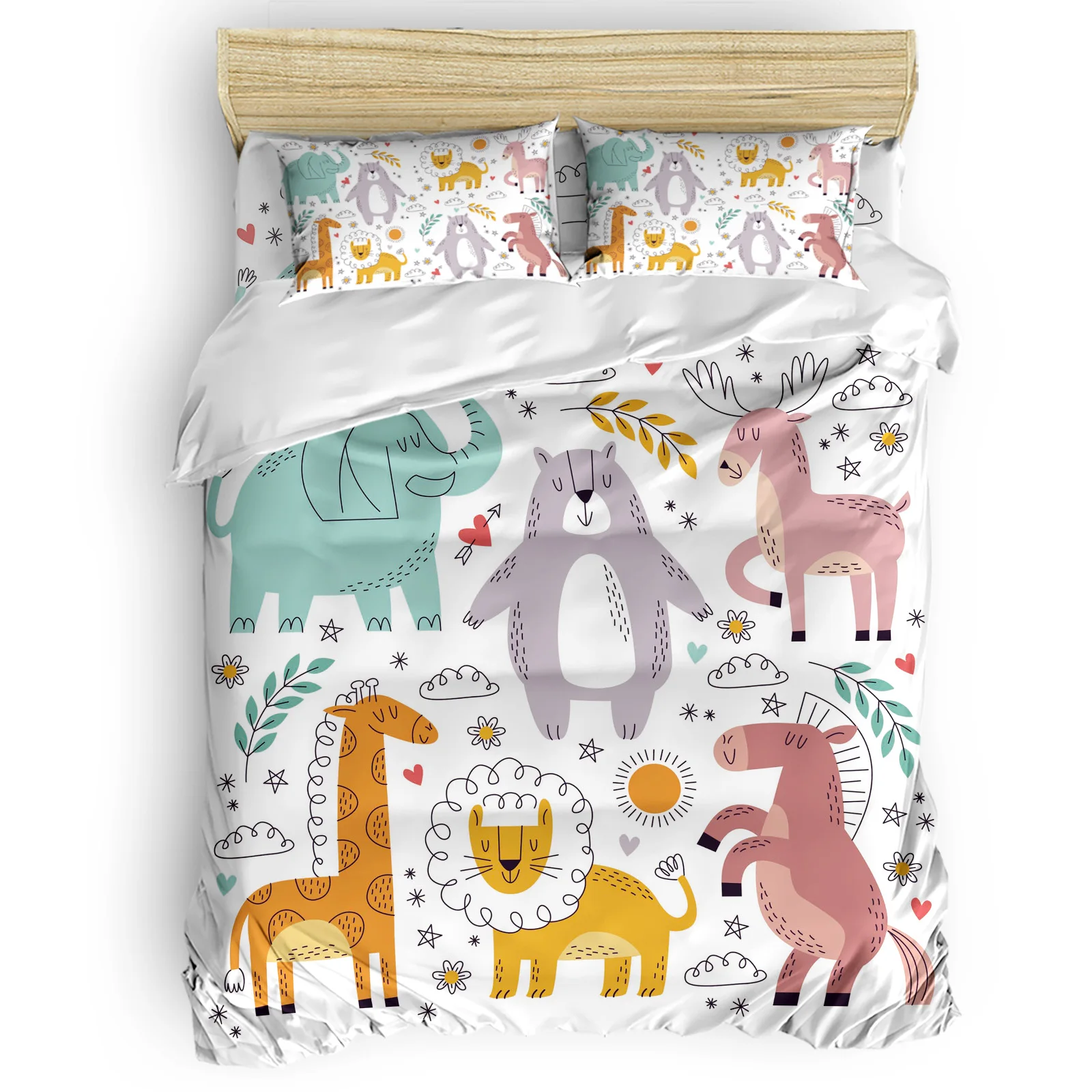 Elephant Animal Cartoon Comfortable Household Goods Bedroom Bed Luxury