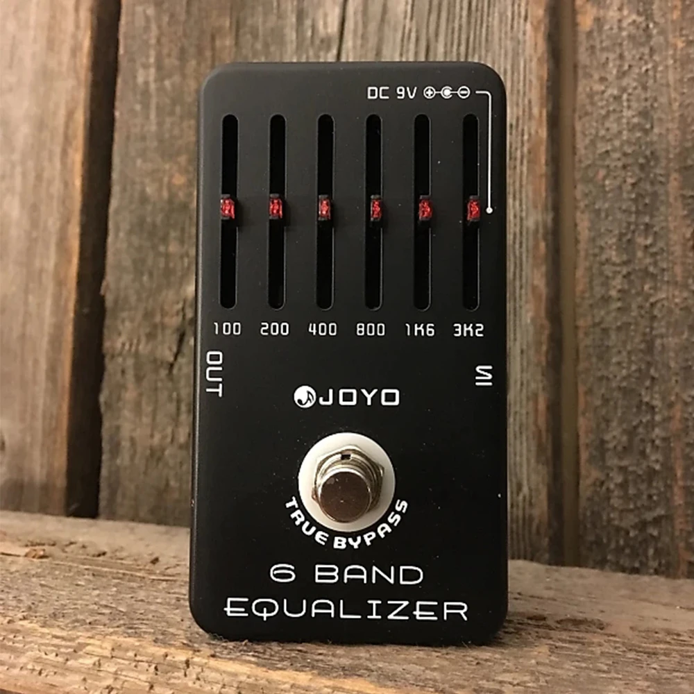 

JOYO JF-11 6 Band EQ Graphic Equalizer Pedal Multi-effects Pedal Effect True Bypass Electric Music Footswitch Effector