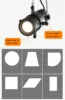 20W Graphics Cut Light  5W 10W 15W LED track Spotlights Adjustable Square Shape Painting Lamp for Museum Art Gallery Church 4