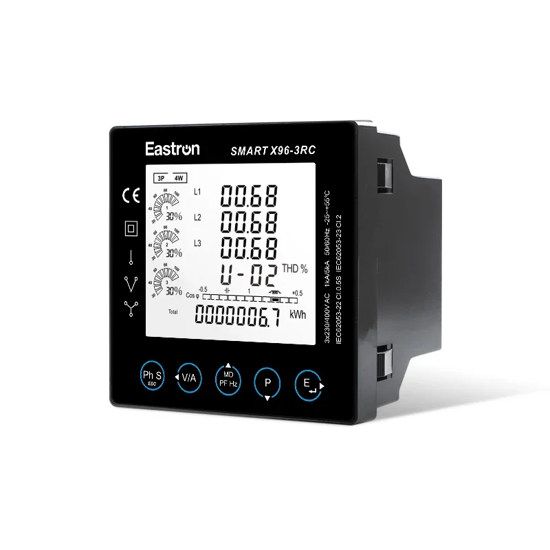 Фото SMARTX96-3RC + 3pcsESCT-RC катушка Rogowski Трехфазная трехпроводная катушка Rogowski №3