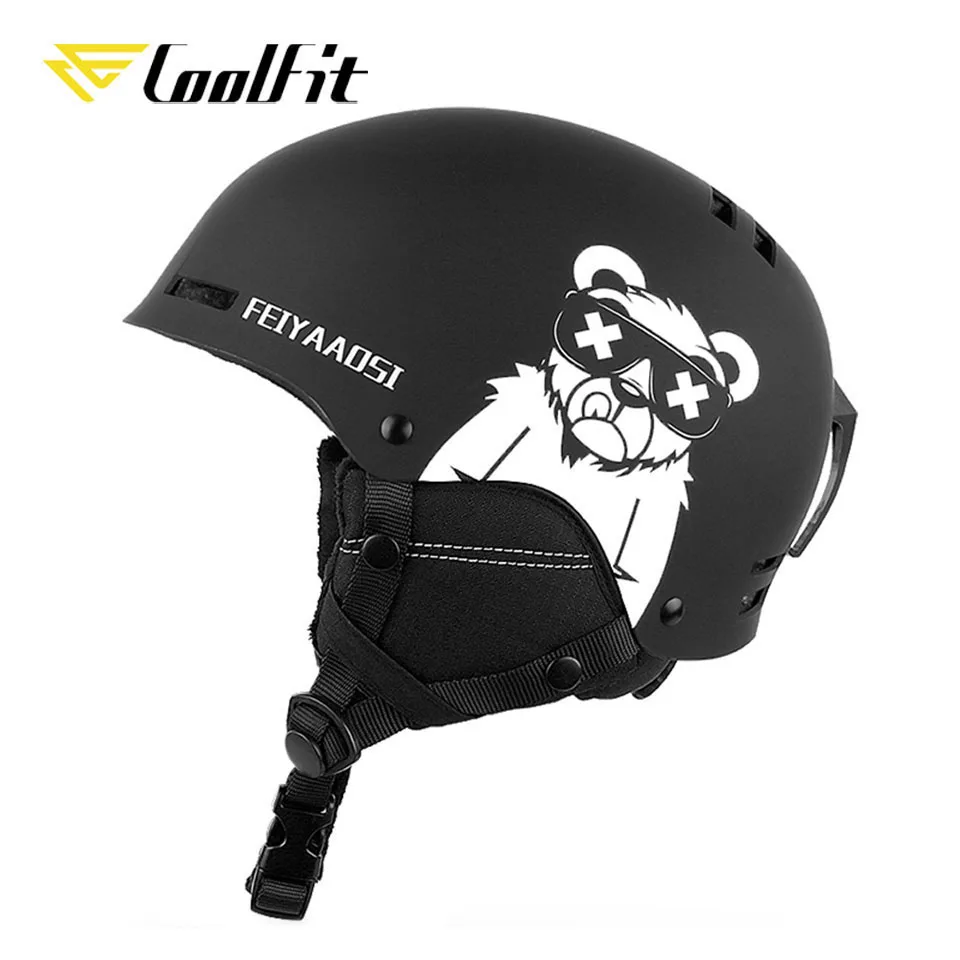 Coolfit New Unisex Ski Helmet Certificate Halfcovered Antiimpact