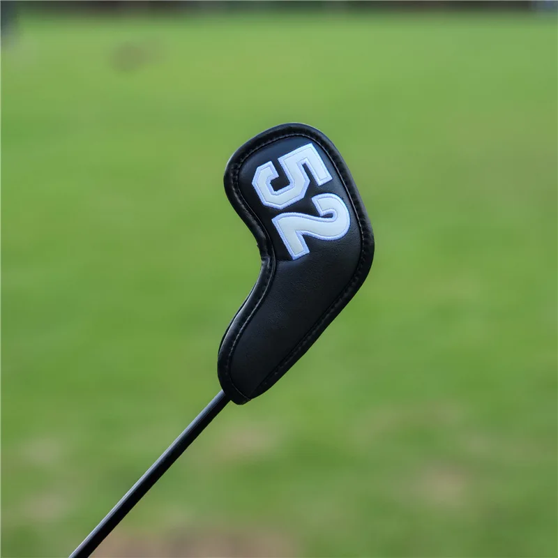 Hebilla magnética para hierros de golf, cubierta impermeable de cuero PU, 48, 50, 52, 54, 56, 58, 60 cuñas, accesorios para deportes al aire libre,