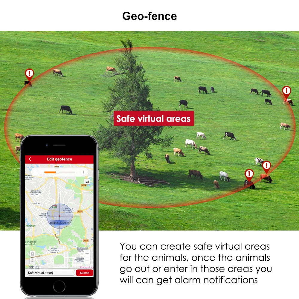 MiCODUS GPS Dog Tracking Device ML935 for Horse Cow Hound 3000mAh Microphone Dog GPS Tracker Geo-fence Free APP PK TKSTAR TK905