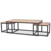 3-Piece Ash Coffee Table Set - Stylish Modern Design for Living Room 1