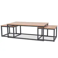 3-Piece Ash Coffee Table Set - Stylish Modern Design for Living Room 1