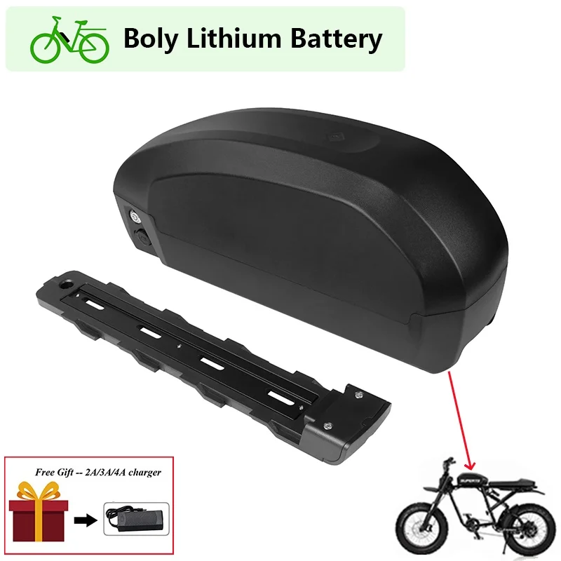 

Ebike Battery Pack Fuel Gas Tank 48V 20Ah 52Volt 21700 Electric Bike Down Tube Battery Pack for 500W 750W 1000W 1500W