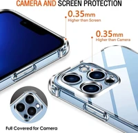Luxury Shockproof Clear Phone Case For iPhone 17 16 15 13 12 11 14 Pro Max Mini XR XS 7 8 Plus Silicone Transparent Back Cover - Image 2