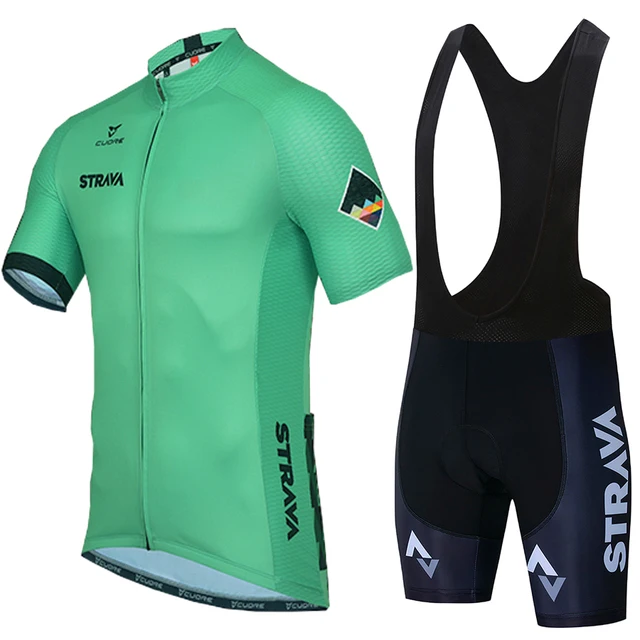 2021 New Strava Summer Cycling Jersey Set Breathable Team Racing Sport  Bicycle Jersey Mens Cycling Clothing Short Bike Jersey - Cycling Sets -  AliExpress