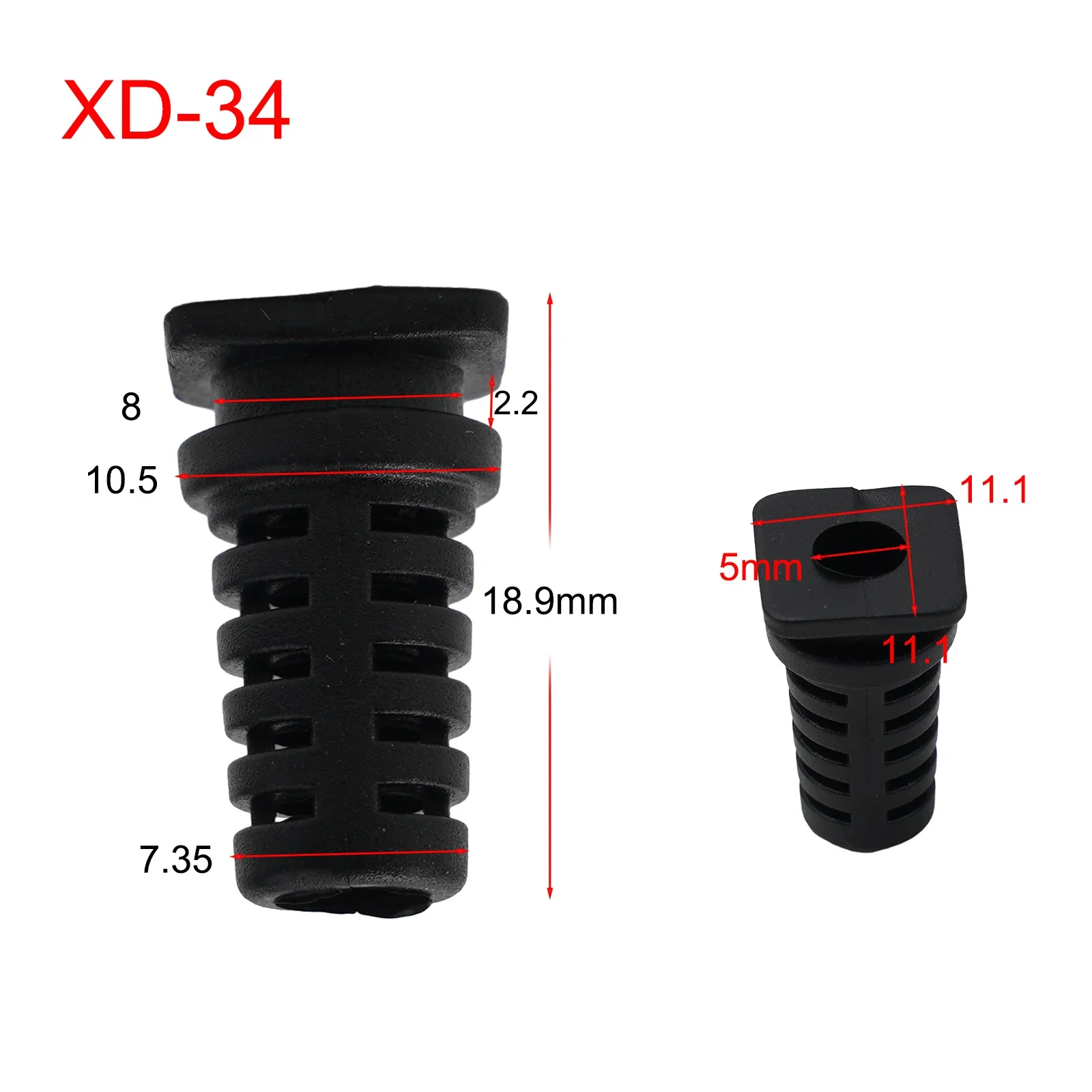 10pcs Cable Gland Connector Rubber Strain Relief Cord Boot Protector 3.5mm 4mm 5mm Wire Cable Sleeve Cellphone Charger Power Tool Cable Gland Electrical Connector