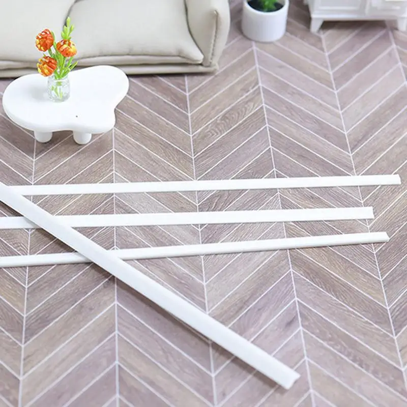 2PCS 스커트 라인 미니 허리 라인 욕실 거실 장식 장난감 1:12 인형 집 미니어처