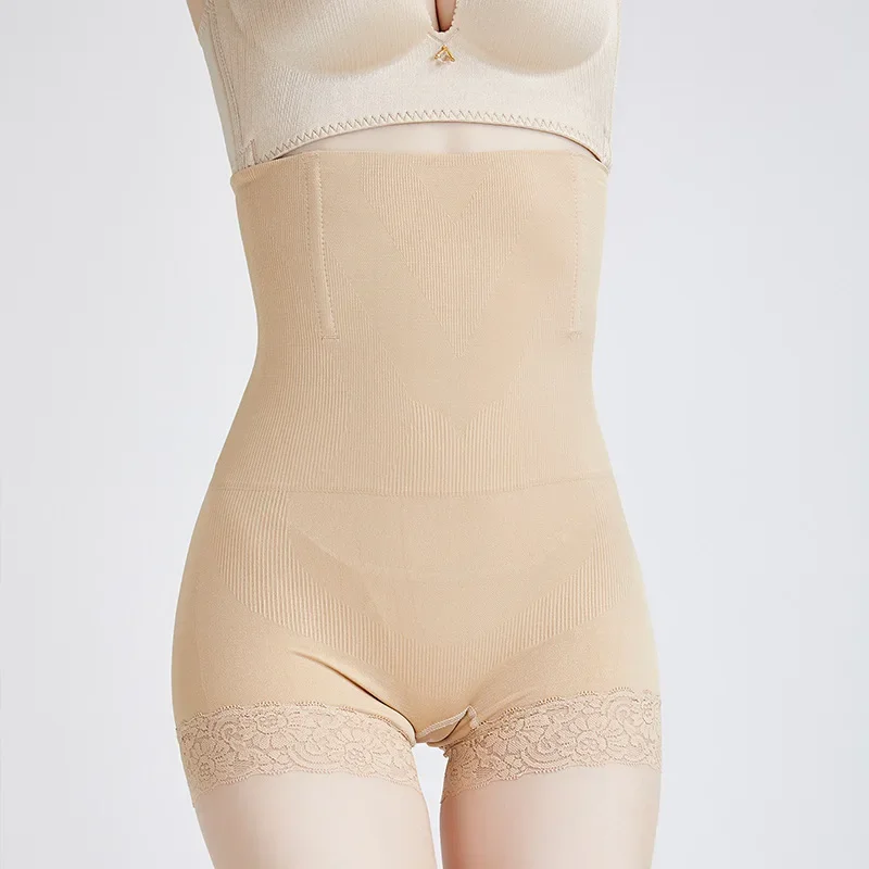 Shapewear Panties Seamless Women High Waist Lace Shaping Breathable Body Shaper Slimming Tummy Control Knickers