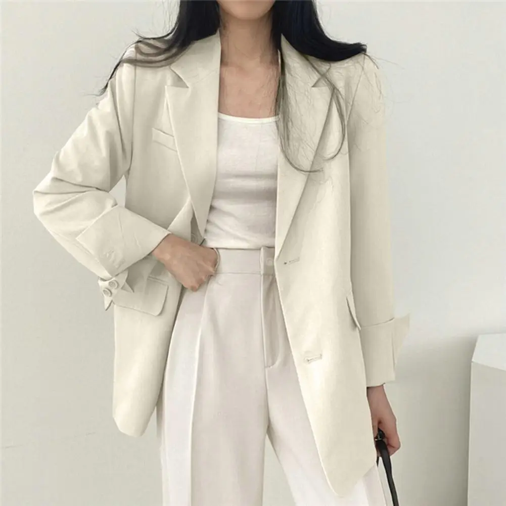 

Women Pants Women Casual Stylish Women's Office Suit Lapel High Waist Pants Straight Wide Leg for Casual Work Wear
