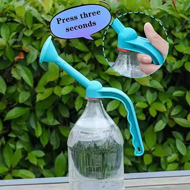 Gardening Plant Watering Handheld dual-purpose  water spray   Bottle Water Can Top Waterers Shower Seedling Irrigation 4