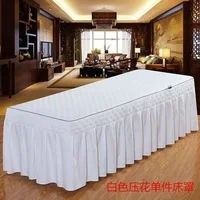 Drap de lit en coton gaufré pour table de massage, couverture générale haut de gamme, doux pour la peau, salon, spa, document pur, beauté, quatre saisons 6