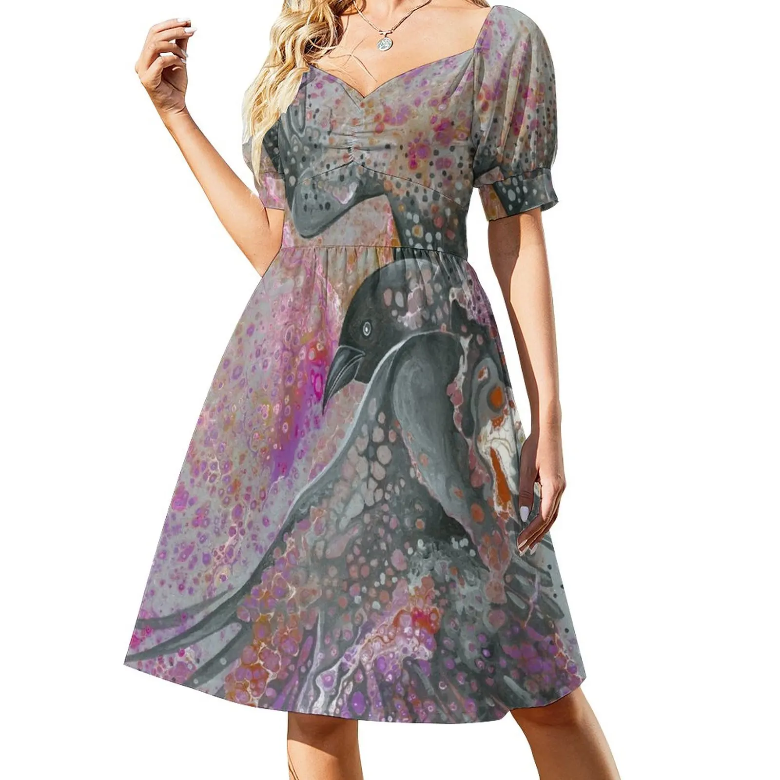 

Мистическое платье Ворон без рукавов платье для выпускного вечера 2024 женское элегантное роскошное платье