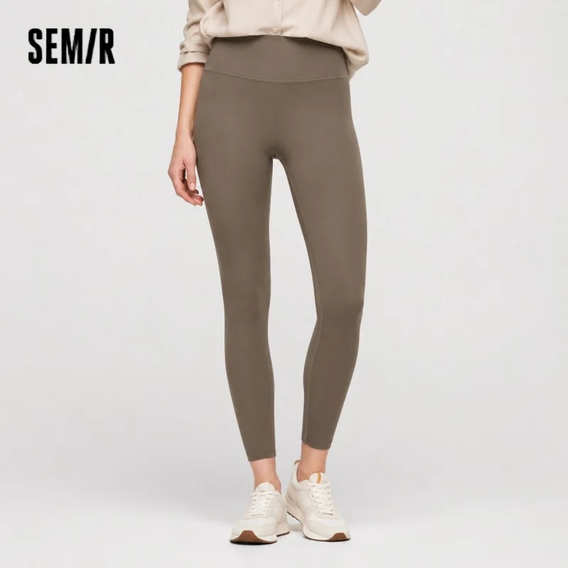 Semir Freizeit hose Frauen abnehmen gebürstete kleine Beinhose neuer Herbst 2024 zeigen lange Beine kleine Leute Neun-Punkt-Haifisch hose